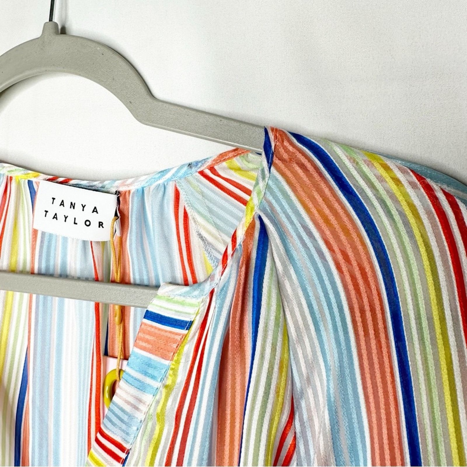 Tanya Taylor TANYA TAYLOR Illa Summer Stripe Top NWT in Size 0 Size XS / US 0-2 / IT 36-38 - 6 Thumbnail