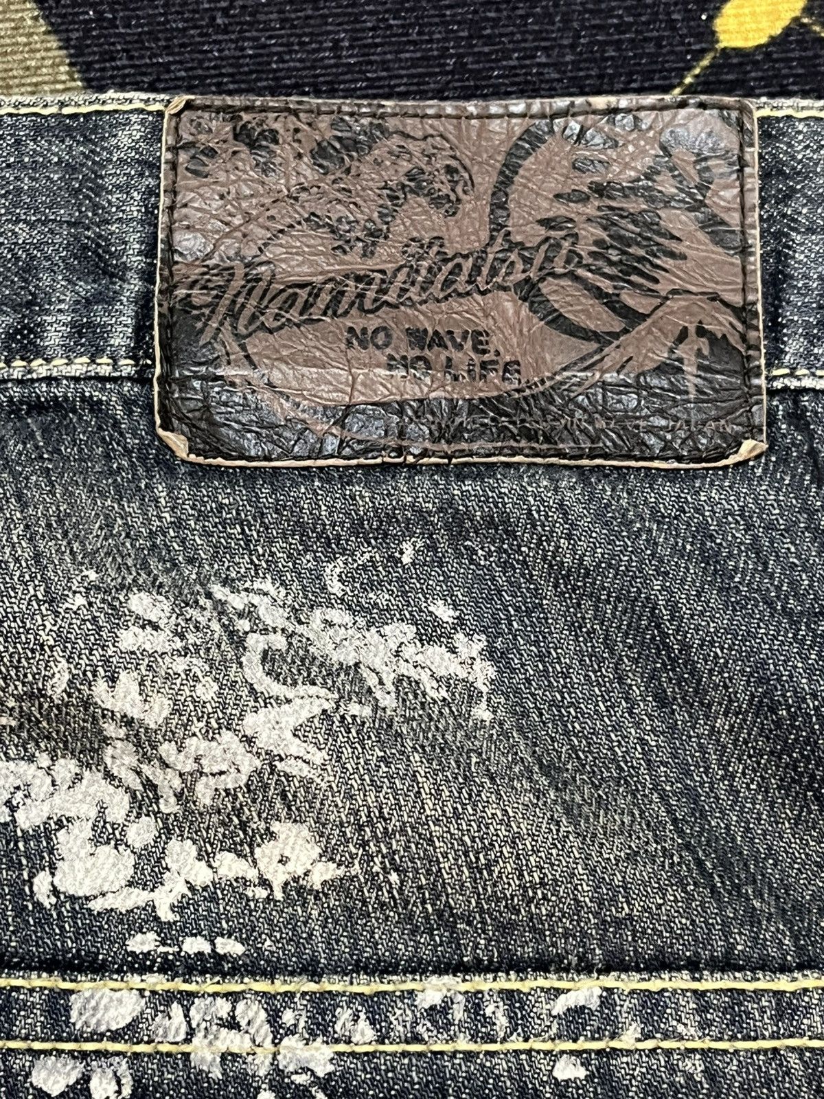 Le Grande Bleu (L.G.B.) Vintage Namitatsu Baggy Karakuri Tamashi Style Denim Size US 44 / EU 60 - 16 Thumbnail