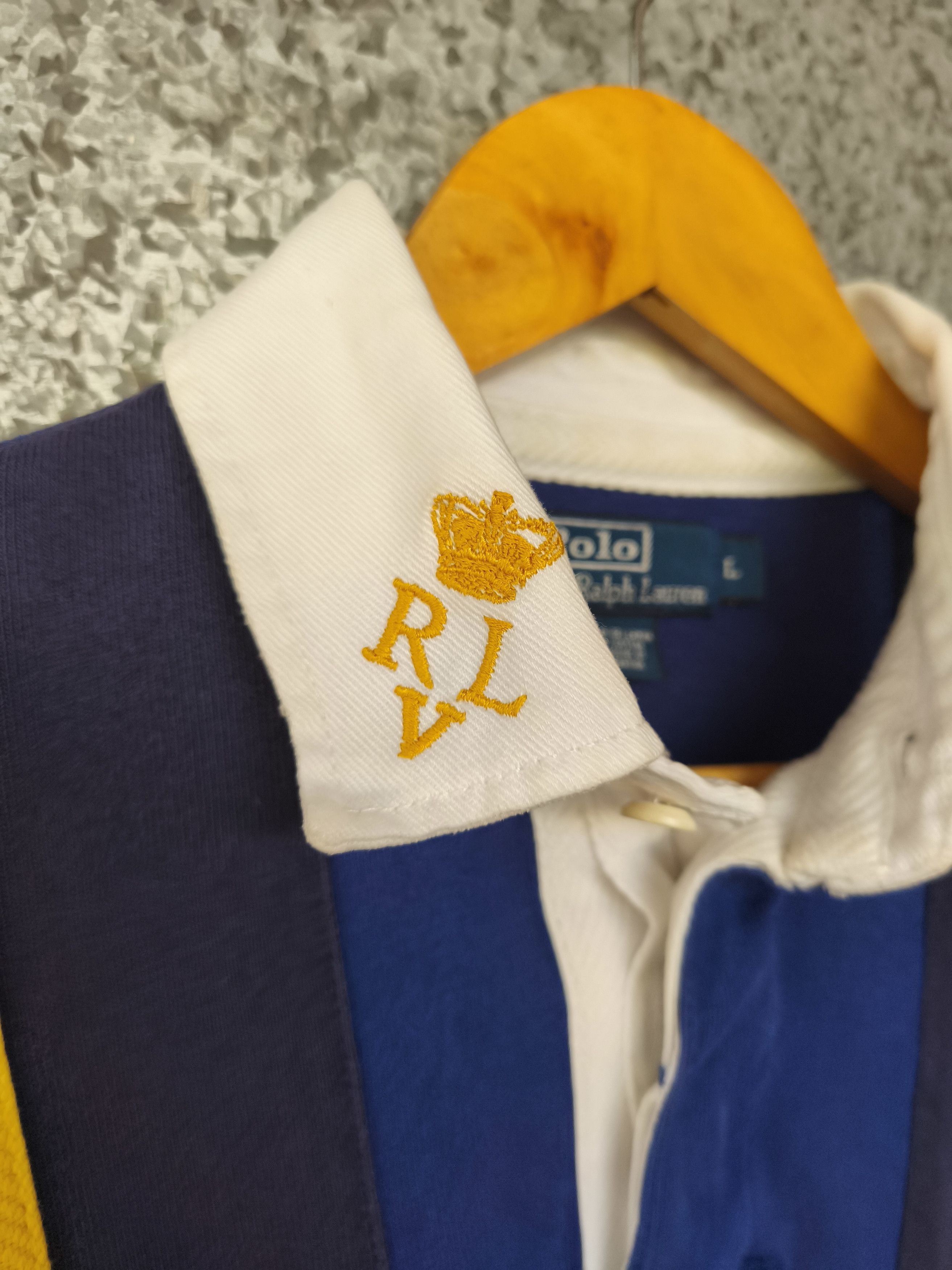 Polo Ralph Lauren 🔥 Rare Polo Ralph Lauren polos long sleeve Polo Rugby Size US L / EU 52-54 / 3 - 8 Thumbnail