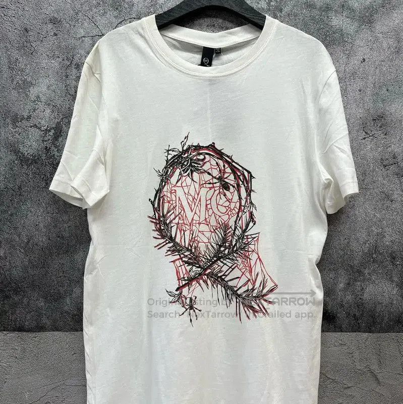 Alexander McQueen Alexander McQueen White Cotton Graphic T-Shirt . Size US S / EU 44-46 / 1 - 1 Thumbnail