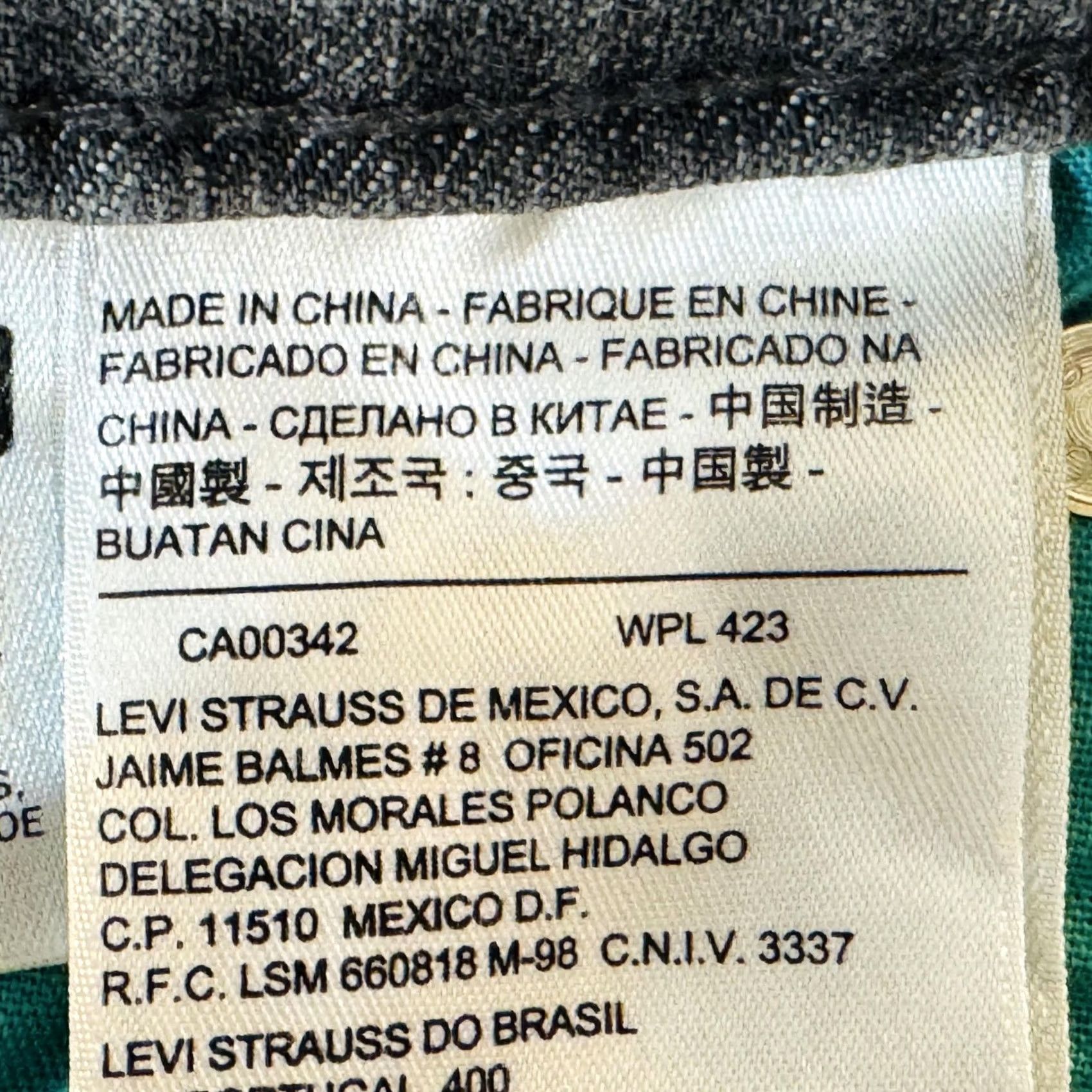 Levi's Levis 511 Jeans Mens 32x33 Gray Light Wash Slim Taper Stretch Denim Zip Fly Size US 32 / EU 48 - 5 Thumbnail