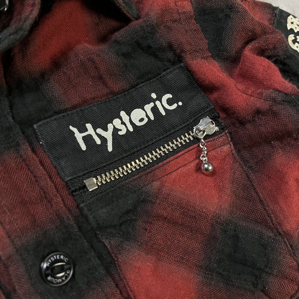 Hysteric Glamour Hysteric Glamour NY Punk Hooded Flannel Size US XXS / EU 40 - 5 Thumbnail