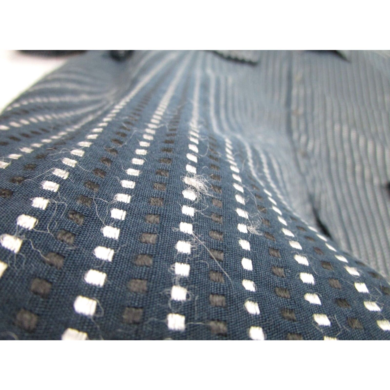 Vintage VINTAGE Jhane Barnes Long Sleeve Button-Up Shirt Mens XL Black Striped 90s Size US XL / EU 56 / 4 - 5 Thumbnail