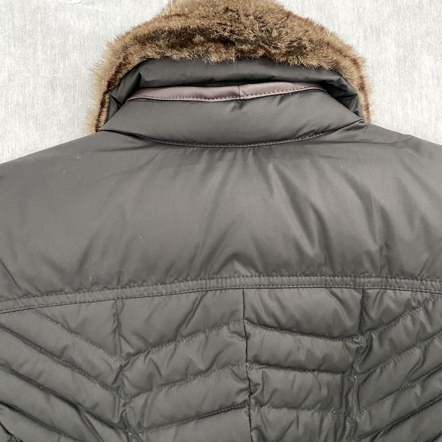 Eddie Bauer Eddie Bauer Jacket Womens Small Black Quilted Goose Down Coat Long Hooded Ladies Size S / US 4 / IT 40 - 5 Thumbnail