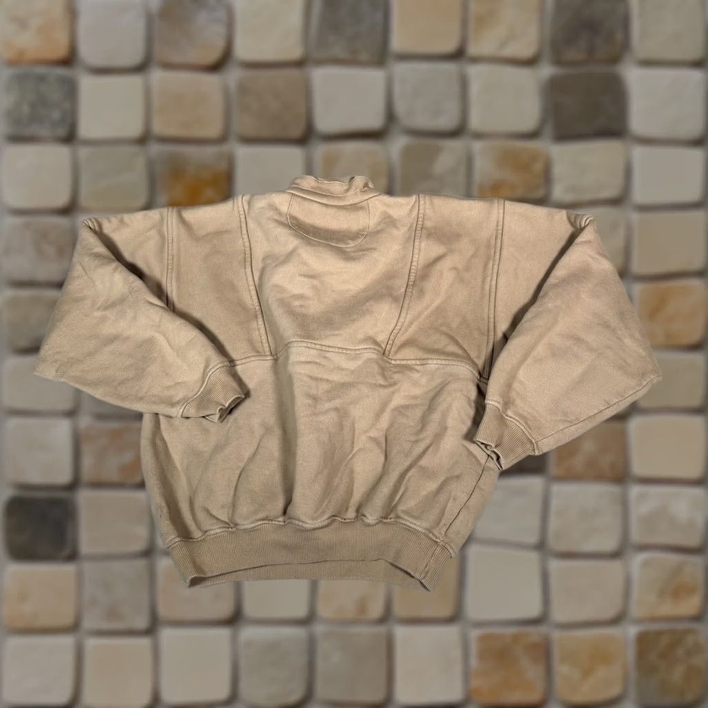 Vintage Joah Brown Womens Medium Brown Retro Pullover Sweater Casual Half Zip Sweatshirt Size M / US 6-8 / IT 42-44 - 1 Thumbnail