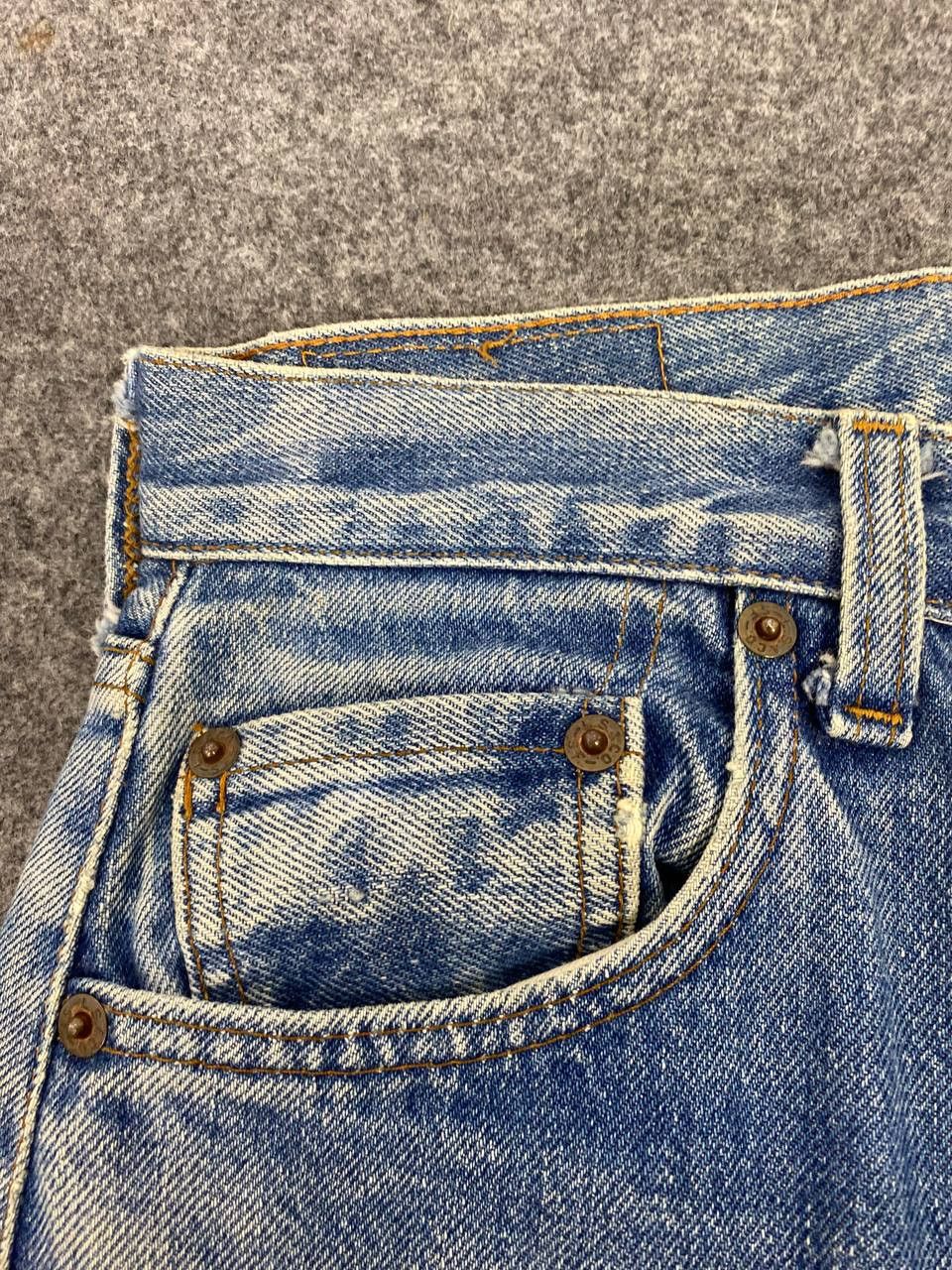 Levi's vintage levis 501 selvedge distressed denim nice design Size US 28 / EU 44 - 10 Thumbnail