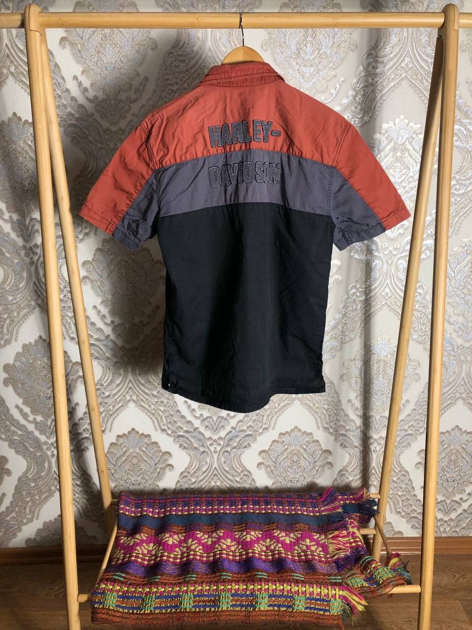 Harley Davidson VINTAGE HARLEY DAVIDSON MOTORCYCLE RETRO SHIRT BIKE Y2K 90s Size US M / EU 48-50 / 2 - 1 Thumbnail