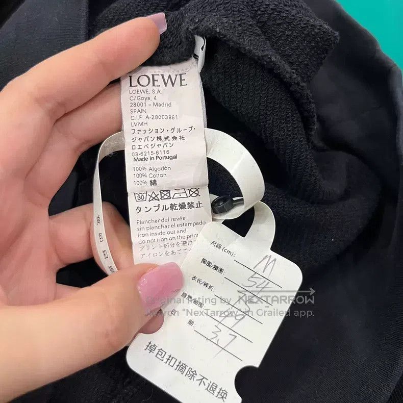 Loewe Loewe Back Letter Hoodie Size M / US 6-8 / IT 42-44 - 4 Thumbnail