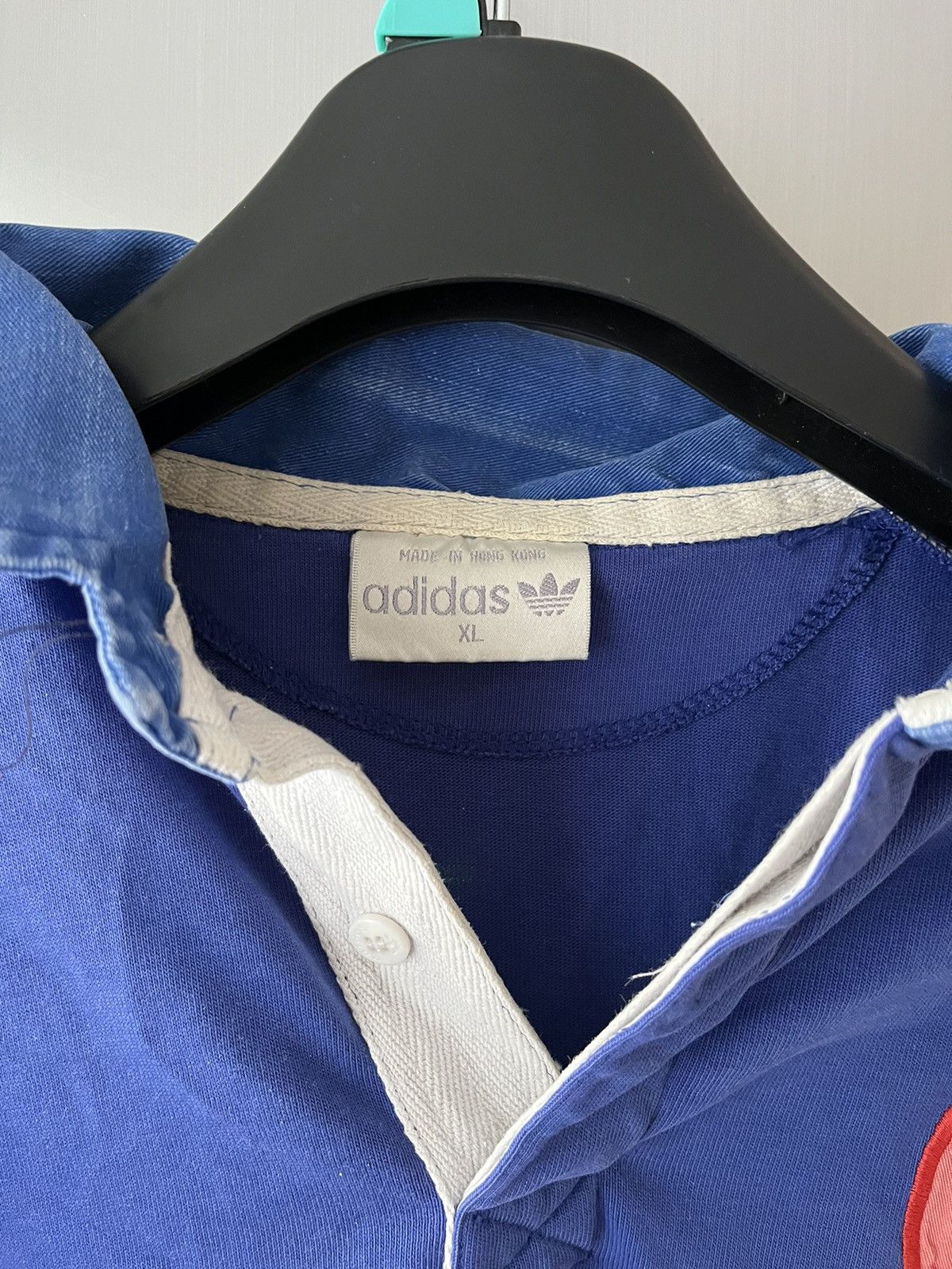 Adidas Vintage Adidas France Rugby Sweatshirt Size US XL / EU 56 / 4 - 2 Thumbnail