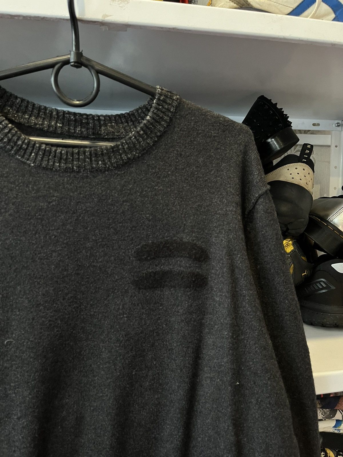 Diesel Vintage 90s Diesel Sweater Knitwear Logo rare Size US XL / EU 56 / 4 - 4 Thumbnail