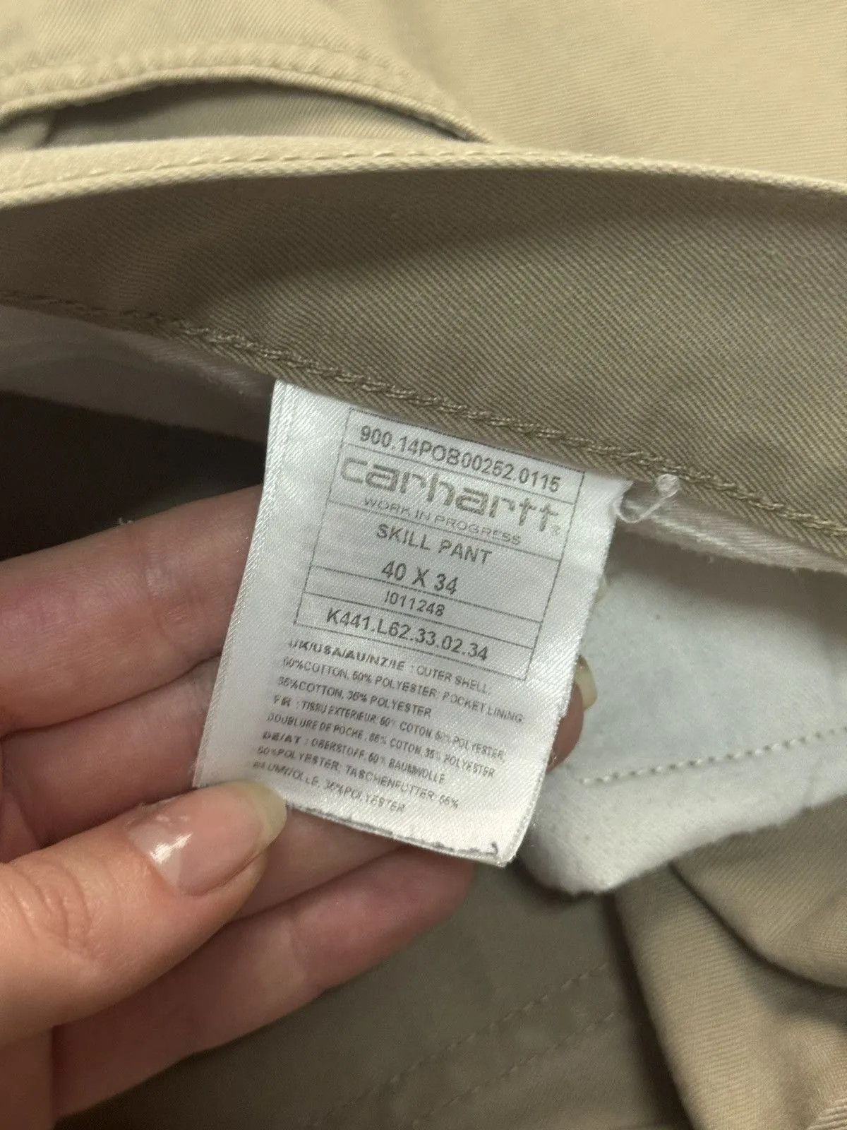 Carhartt Vintage Cargo Pants Double Knee Baggy Y2K Opium SK8 BONTAGE Size US 34 / EU 50 - 11 Thumbnail