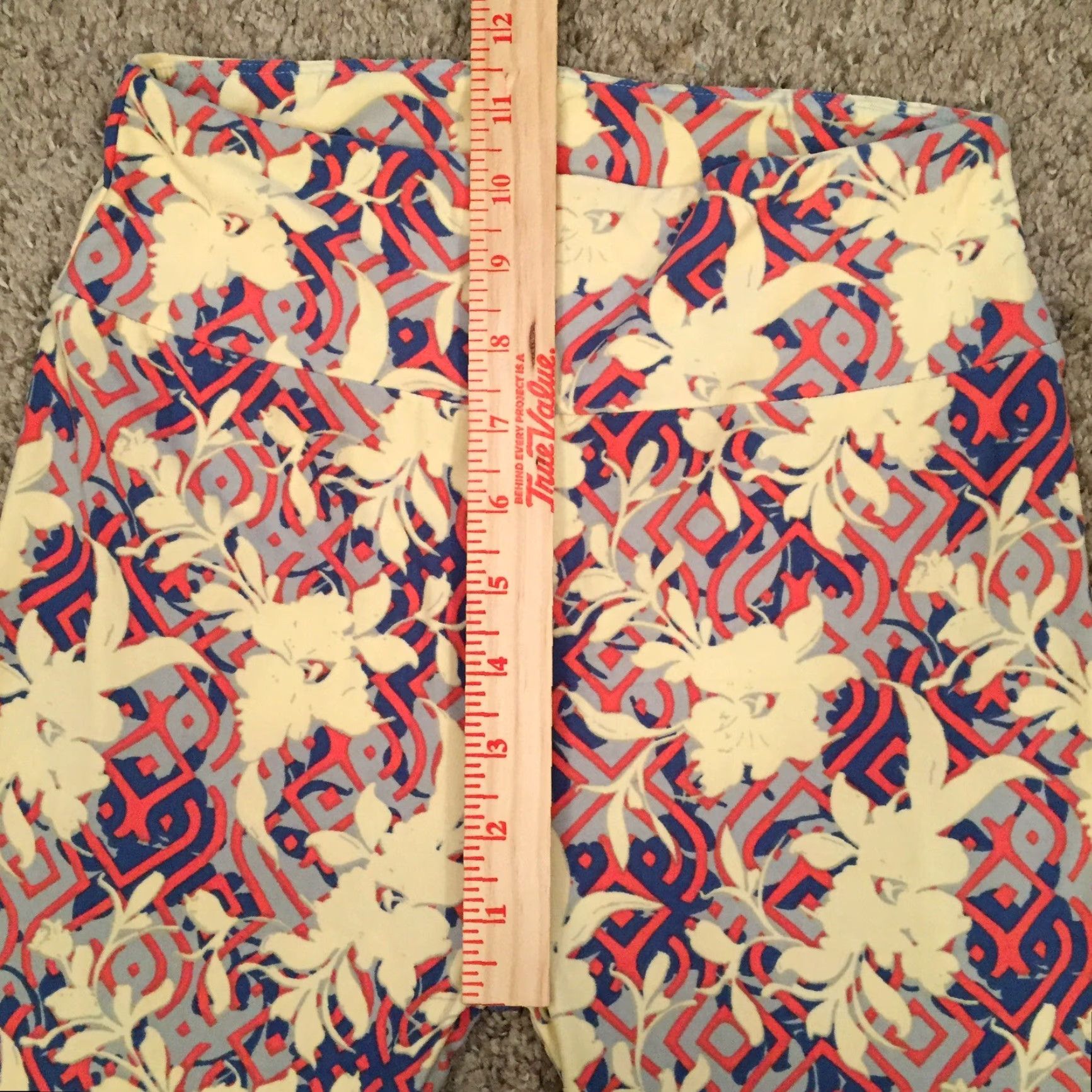 Vintage VINTAGE LuLaRoe One Size OS Yellow Floral Leggings NWOT Size 42" / US 20 - 3 Thumbnail