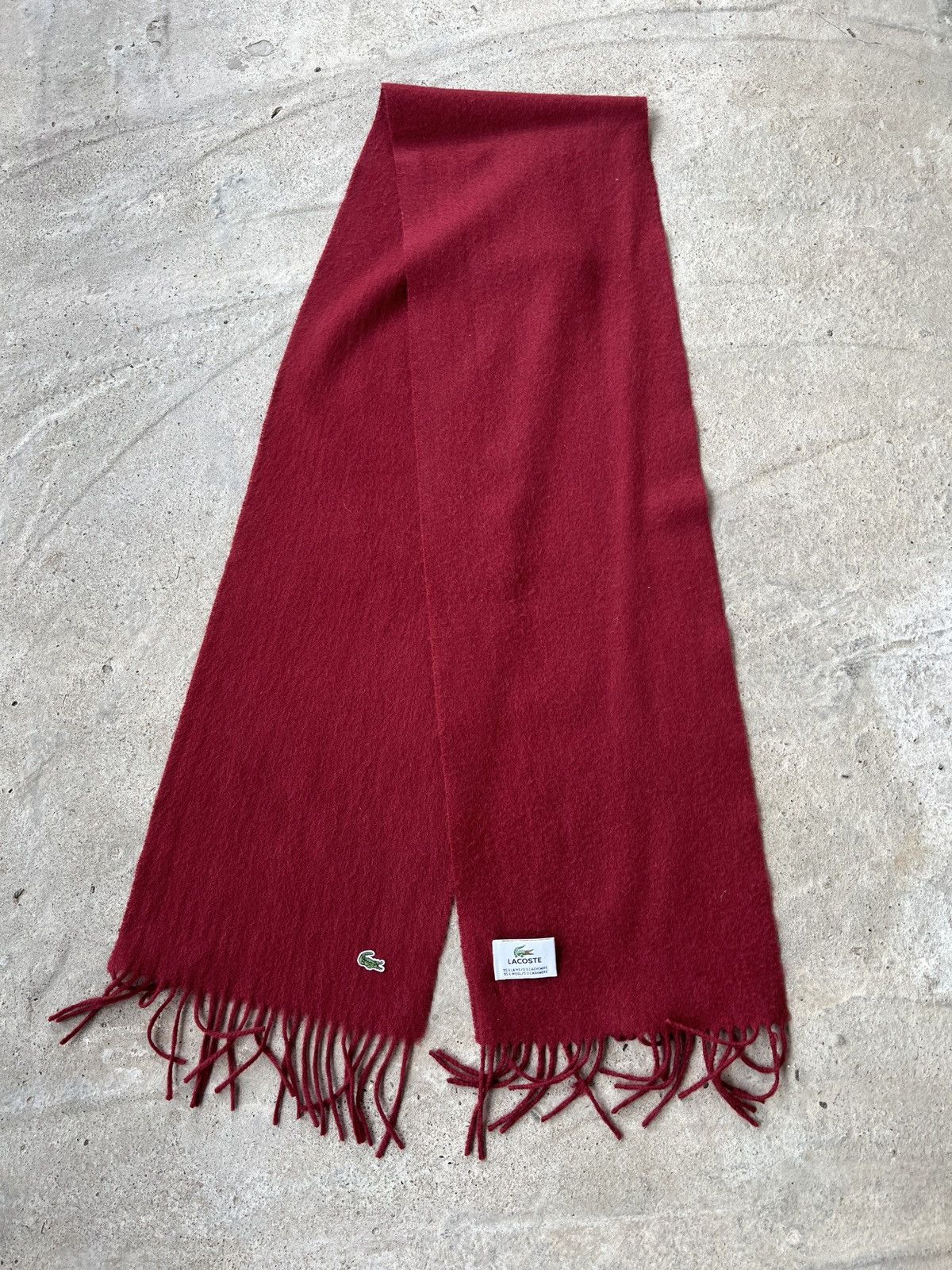 Lacoste Lacoste Wool Scarves Size ONE SIZE - 1 Thumbnail