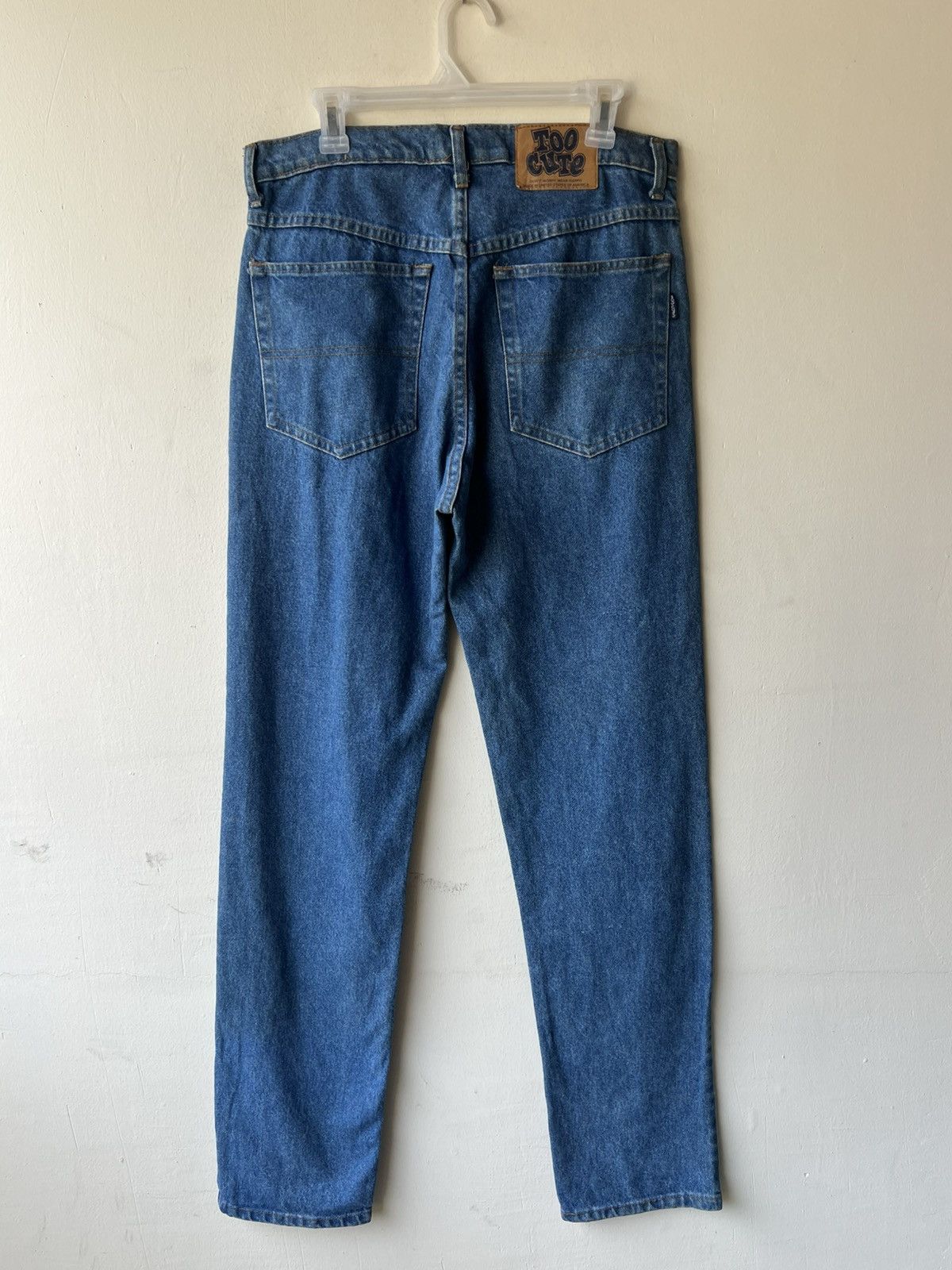 Too Cute Guetta Bros. 90s Too Cute Guetta Bros X Disney Mickey Minnie Denim Jeans Size US 31 - 3 Thumbnail