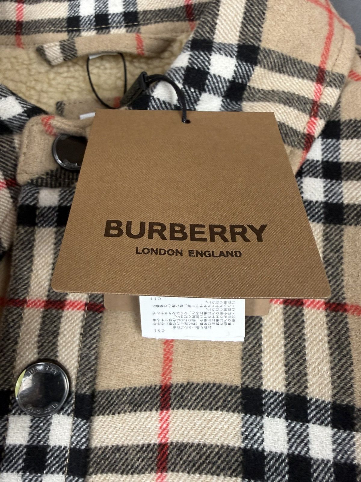 Burberry Burberry Archive Virgin Wool Check Overshirt Jacket Large Size US L / EU 52-54 / 3 - 10 Thumbnail