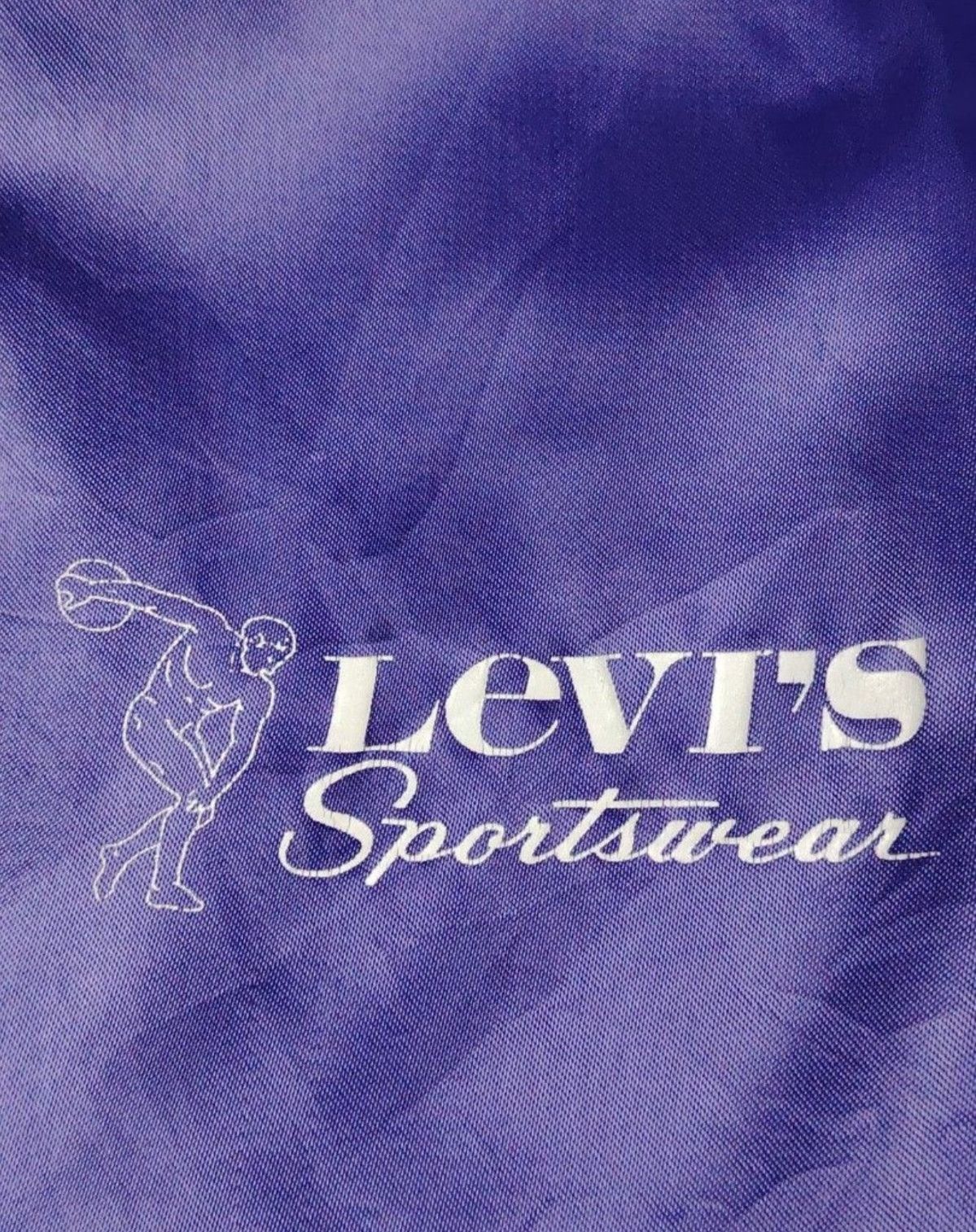 Levi's Vintage Clothing Vintage 70s 80s Levis Sportwear satin Jacket Size US L / EU 52-54 / 3 - 3 Thumbnail