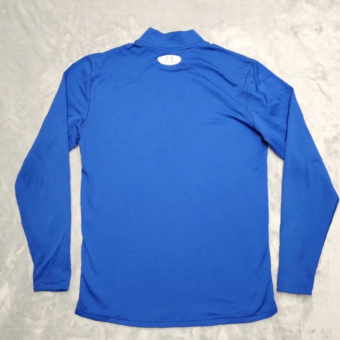 Under Armour Under Armour Shirt Mens Small Blue Mock Neck Fitted ColdGear Athletic Stretch LS Shirt Blue Mens Small Mock Neck ColdGear Athletic Long Sleeve Size US S / EU 44-46 / 1 - 6 Thumbnail