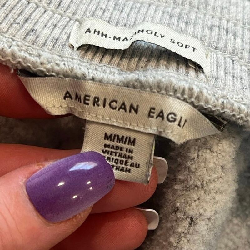 American Eagle Outfitters American Eagle Ahh-mazingly Soft Jogger Pants Grey Size M Size 26" / US 2 / IT 38 - 6 Thumbnail