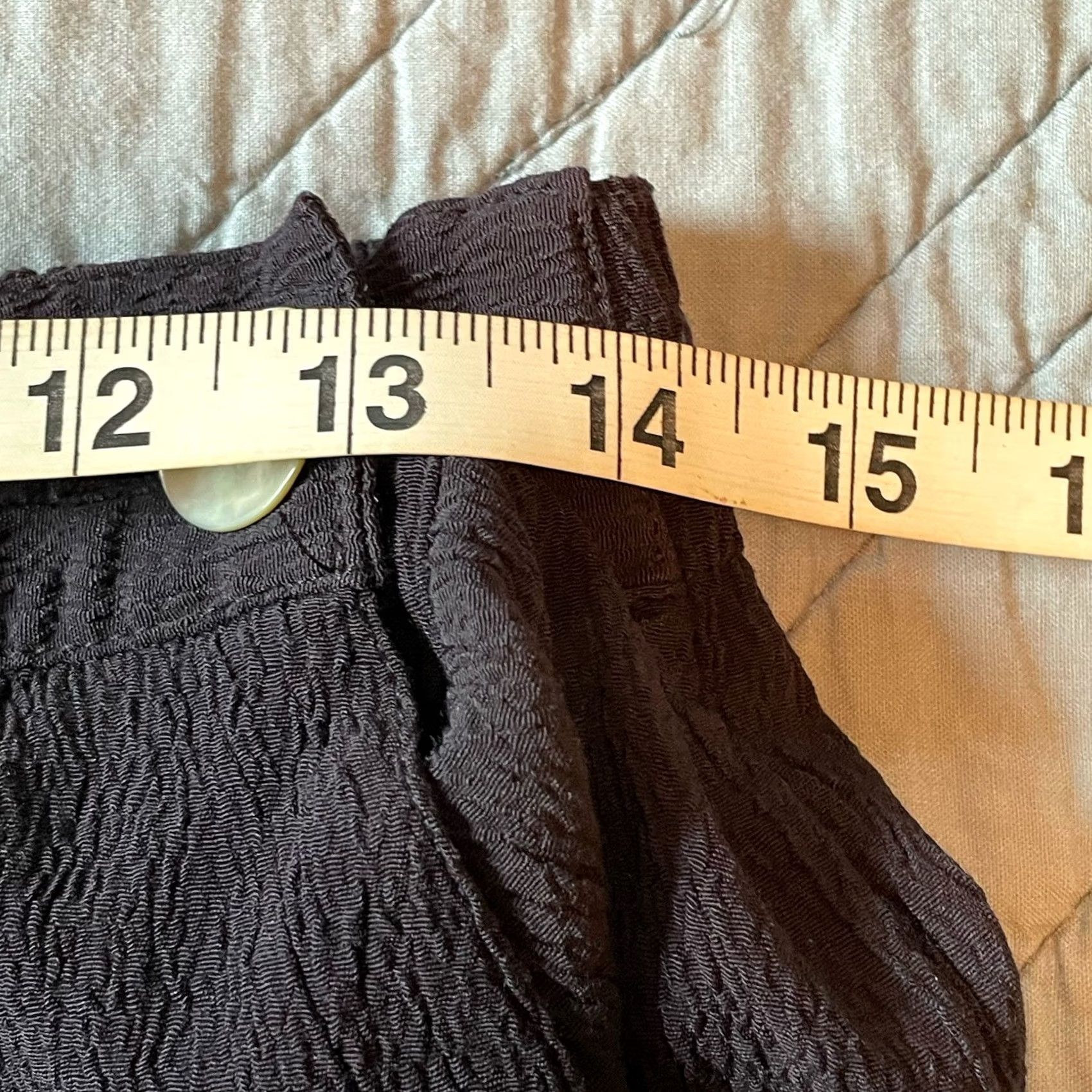 Vintage VTG Carole Little Skort Gauchos Culottes Navy Blue Size 12 Women Knee Length Zipper Button Pleated High Rise Vintage Size 34" / US 12 / IT 48 - 7 Thumbnail