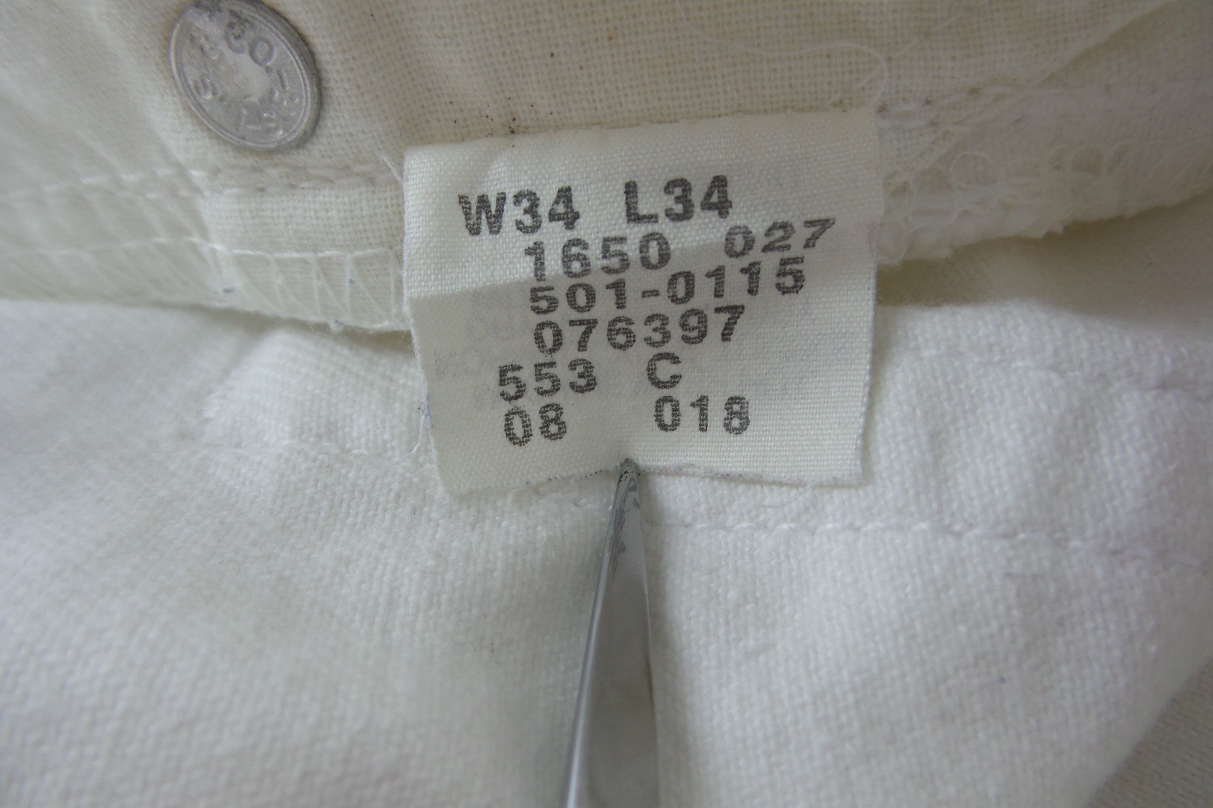 Levi's Levi's 501 Button Fly Jeans W32xL39.5 Size US 34 / EU 50 - 3 Thumbnail