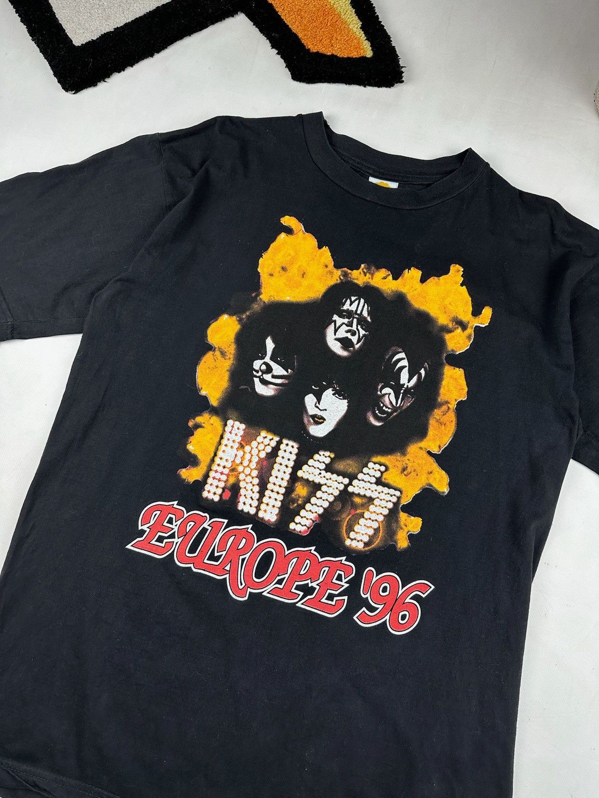 KISS × Vintage Vintage Kiss 1996-1997 World Tour Rock Band T-shirt Size US XL / EU 56 / 4 - 5 Thumbnail