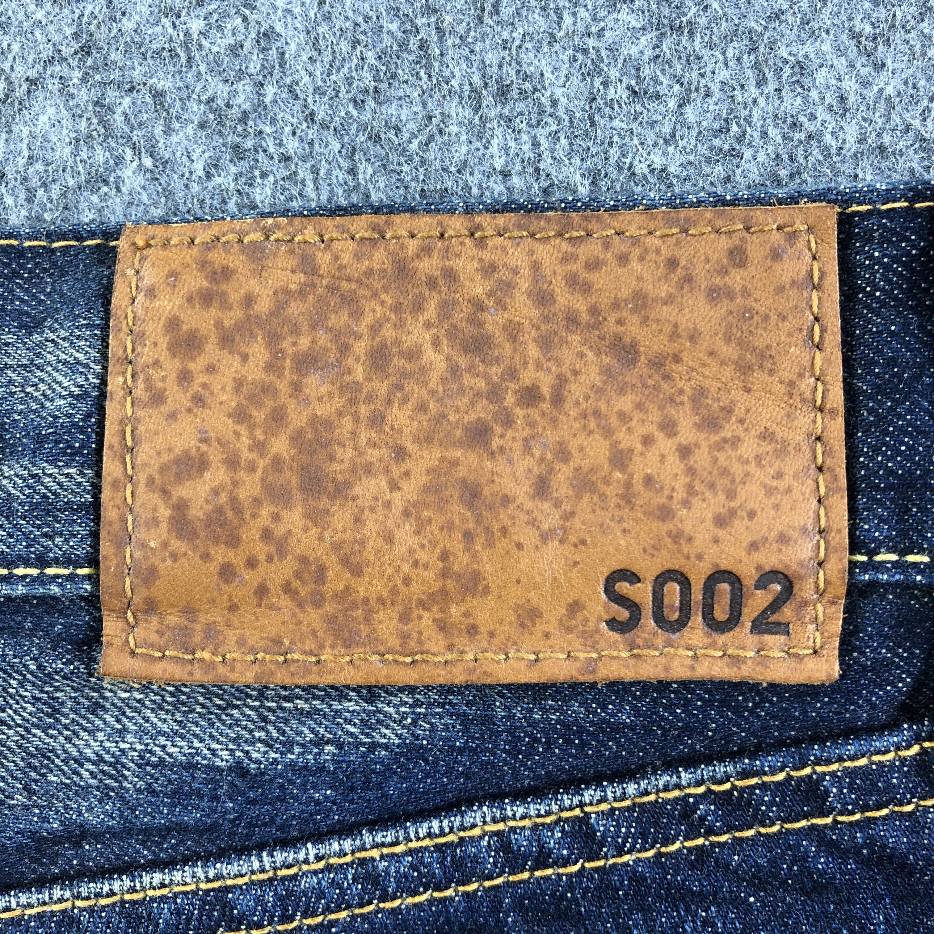 Japanese Brand Distressed Uniqlo Jeans Faded Blue Denim -J2766 Size US 34 / EU 50 - 5 Thumbnail
