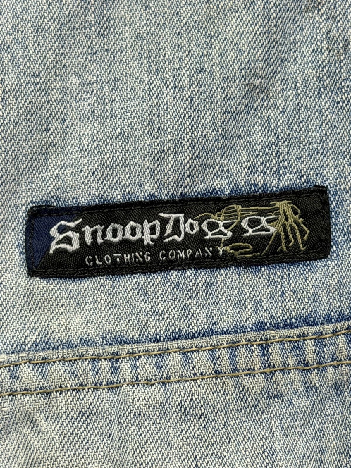 Snoop Dogg Vintage Snoop Dogg Clothing Company Baggy Distressed Denim Size US 31 - 10 Thumbnail