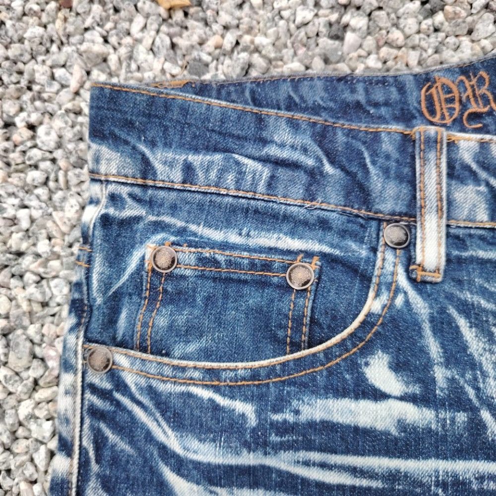 Japanese Brand Japanese Brand Original Acid Wash Blue Jeans Distressed Punk Size US 37 - 8 Thumbnail