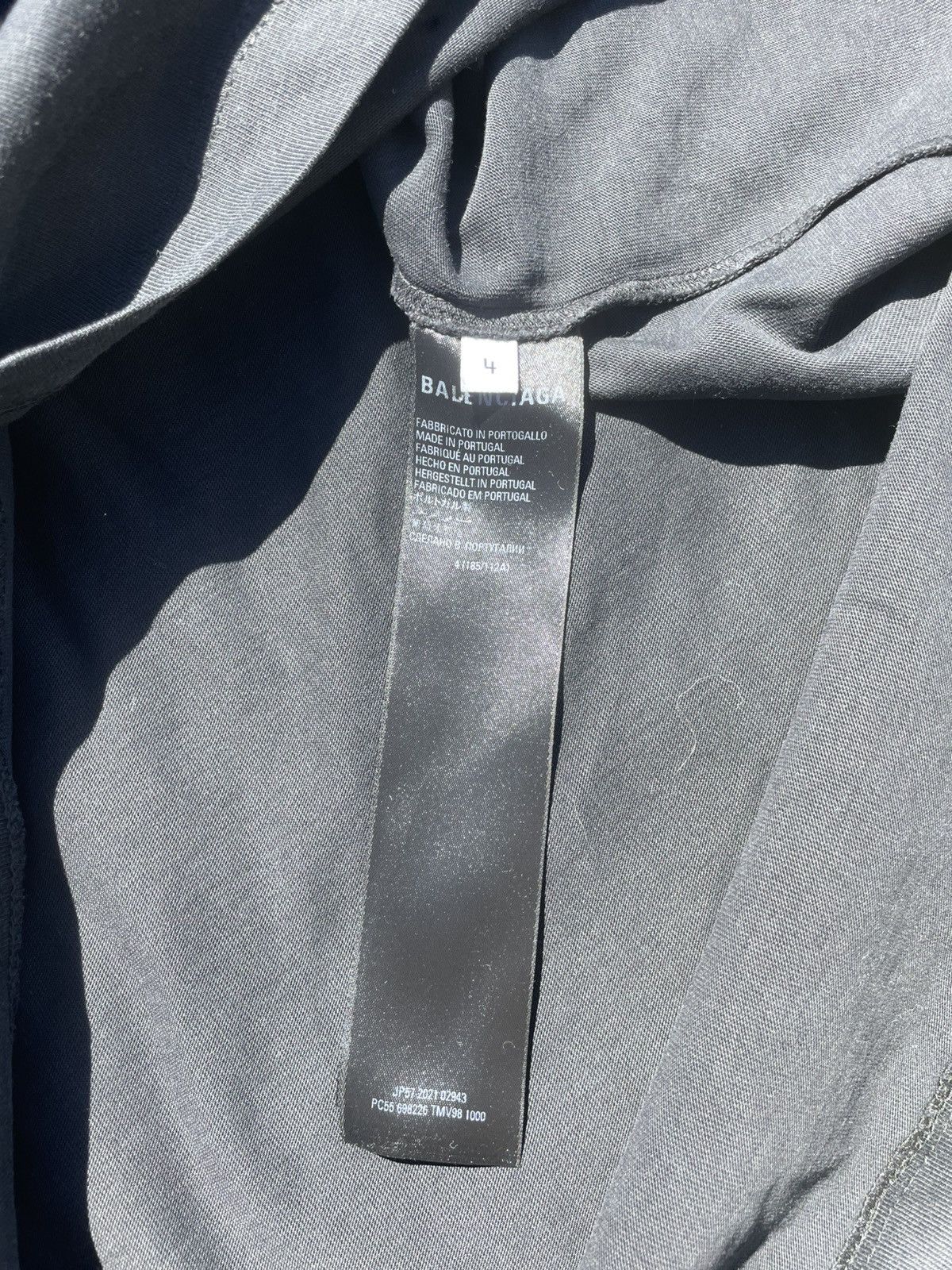 Balenciaga SS21 Balenciaga “YE24” Reconstructed Button Up Long Sleeve Size US XL / EU 56 / 4 - 4 Thumbnail