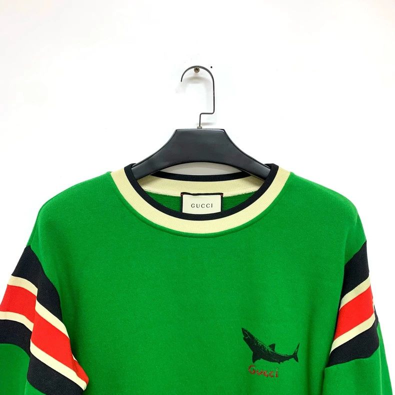 Gucci Gucci Green whale logo sweatshirt 2503-Nextarrow Size US M / EU 48-50 / 2 - 5 Thumbnail