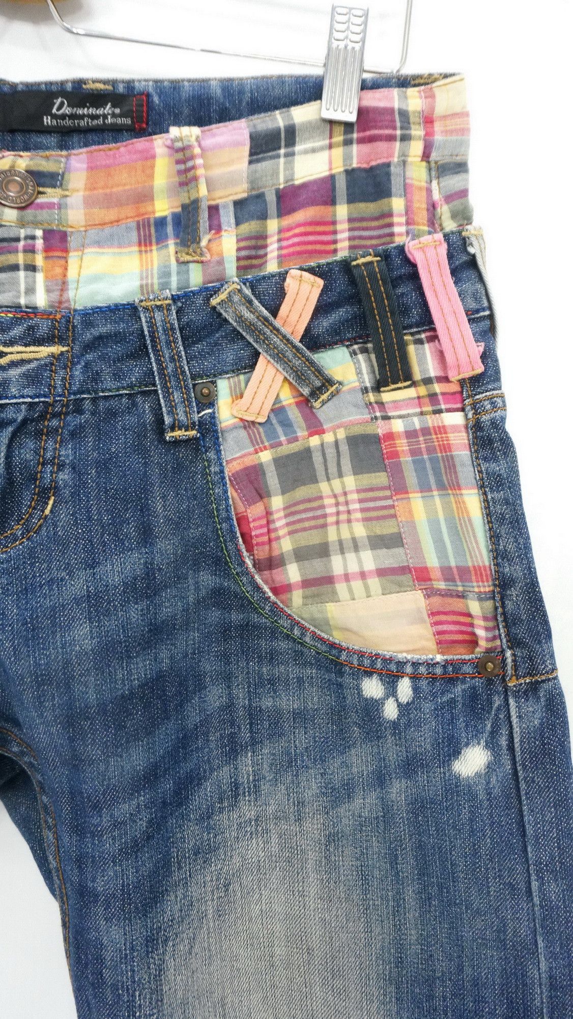 Japanese Brand 🔥Vintage Dominate Handcrafted Doublewaist Jeans Size US 30 / EU 46 - 5 Thumbnail