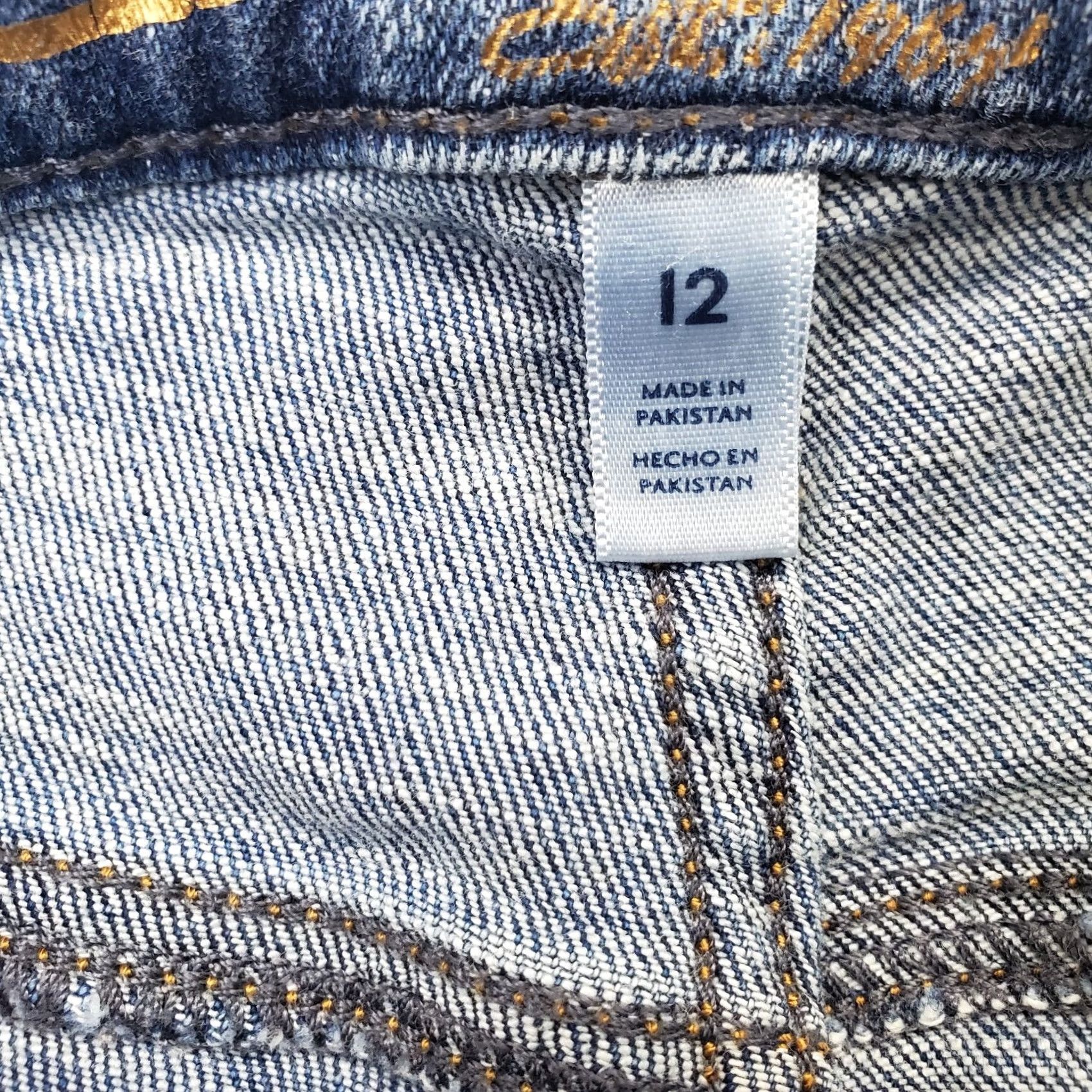 Vintage Seven7 Jeans Womens 12 Blue Denim Metro Ultra High Rise Skinny Distressed Jeans Size 34" / US 12 / IT 48 - 7 Thumbnail