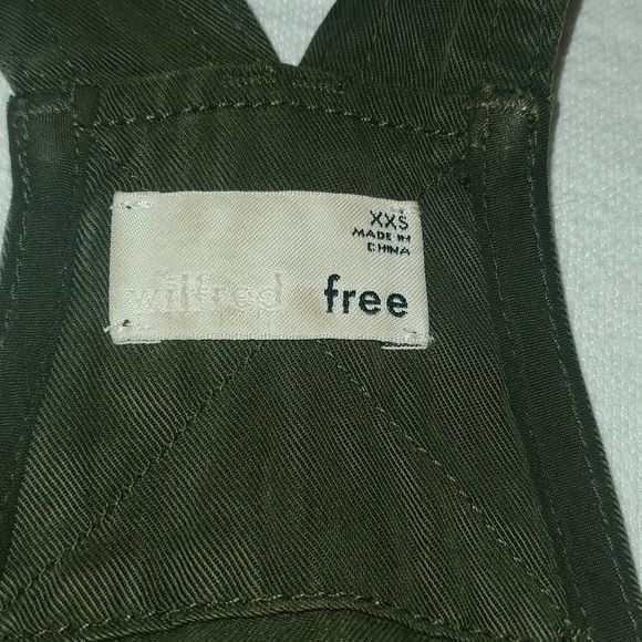 Vintage Aritzia Wilfred Free Army Green Cinched w Zippered Front Poc Size 30" / US 8 / IT 44 - 6 Thumbnail