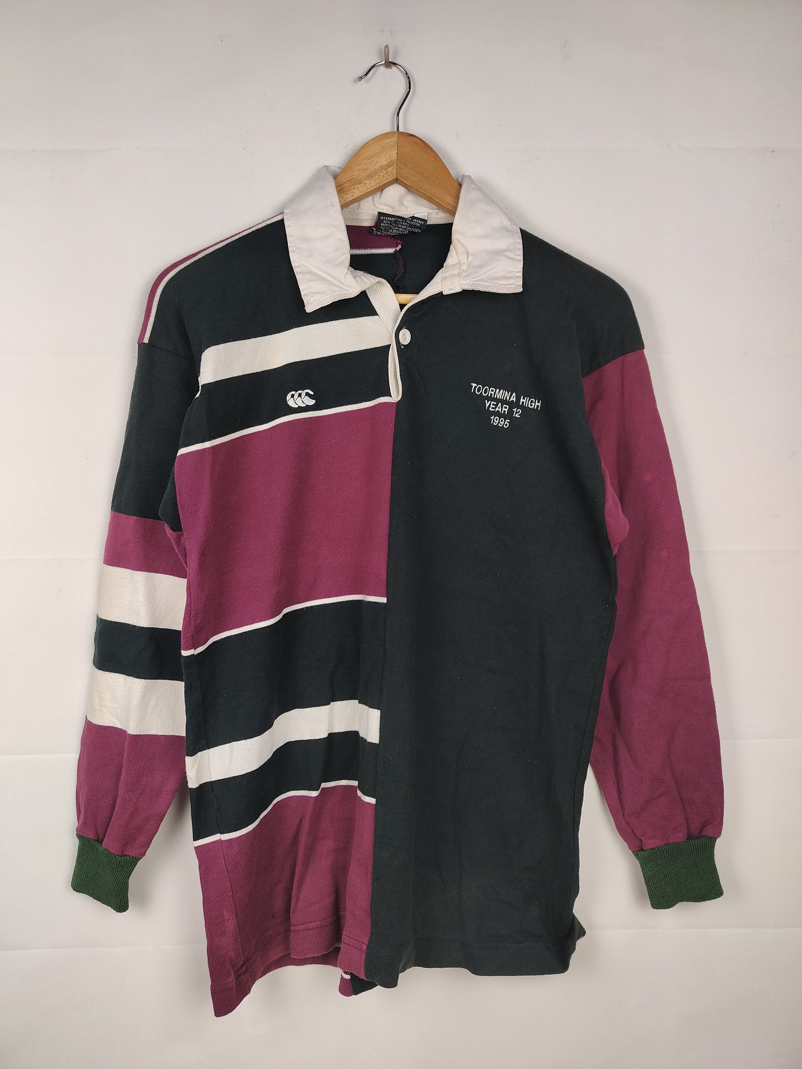 Canterbury of New Zealand × Vintage Vintage 90s Canterbury Rugby Polo Shirt Size US M / EU 48-50 / 2 - 1 Thumbnail