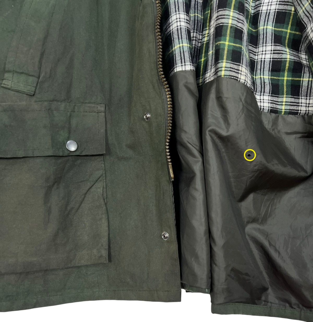 Barbour Vintage Open Green Waxed Jacket Size US XXL / EU 58 / 5 - 9 Thumbnail