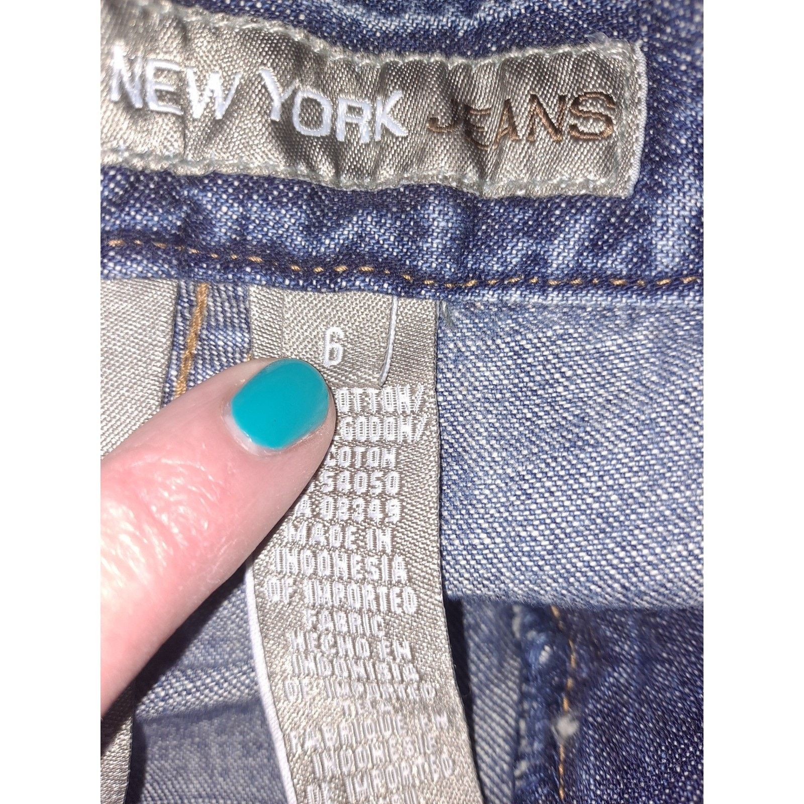 Jones New York Jones New York Jeans Floral Detail Denim Pants Size 6 Size 28" / US 6 / IT 42 - 5 Thumbnail