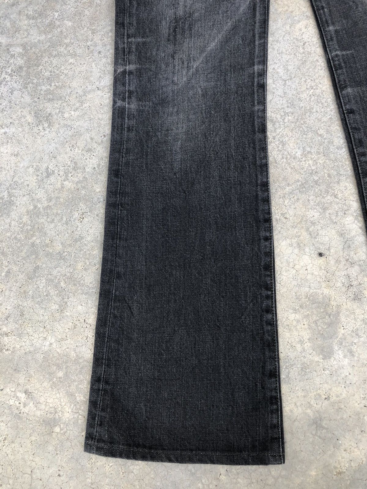 If Six Was Nine Japanese Platium Moussy Flared Jeans Distressee Jeans Size US 31 - 4 Thumbnail