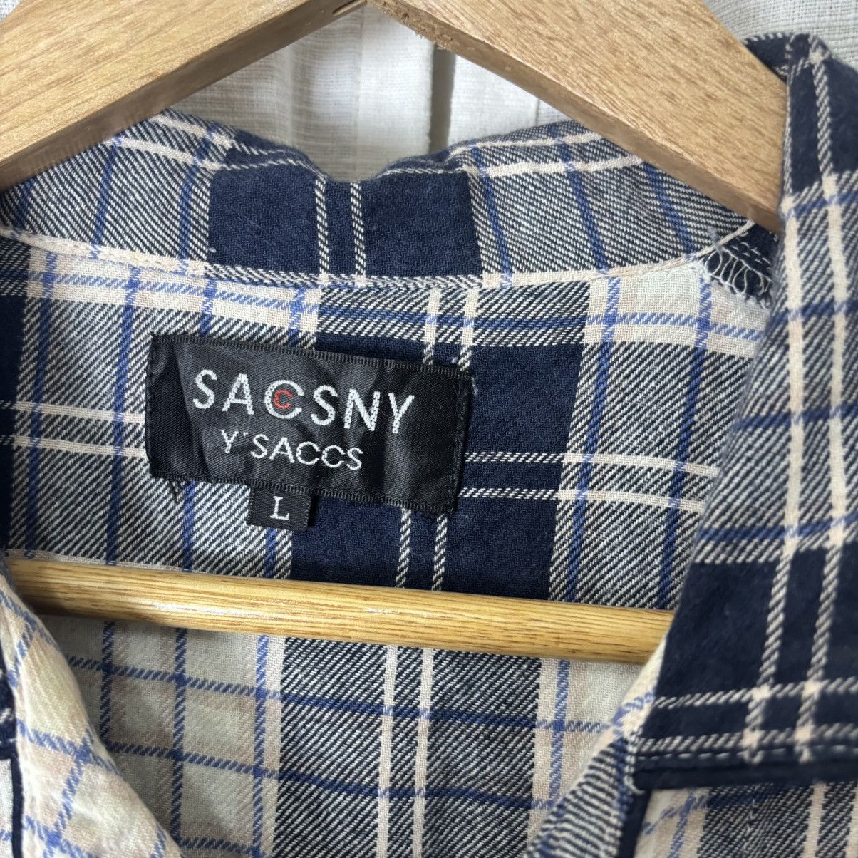 Designer × Japanese Brand × Yohji Yamamoto SACSNY Y’SACCS YOHJI YAMAMOTO SHIRT Size US L / EU 52-54 / 3 - 5 Thumbnail