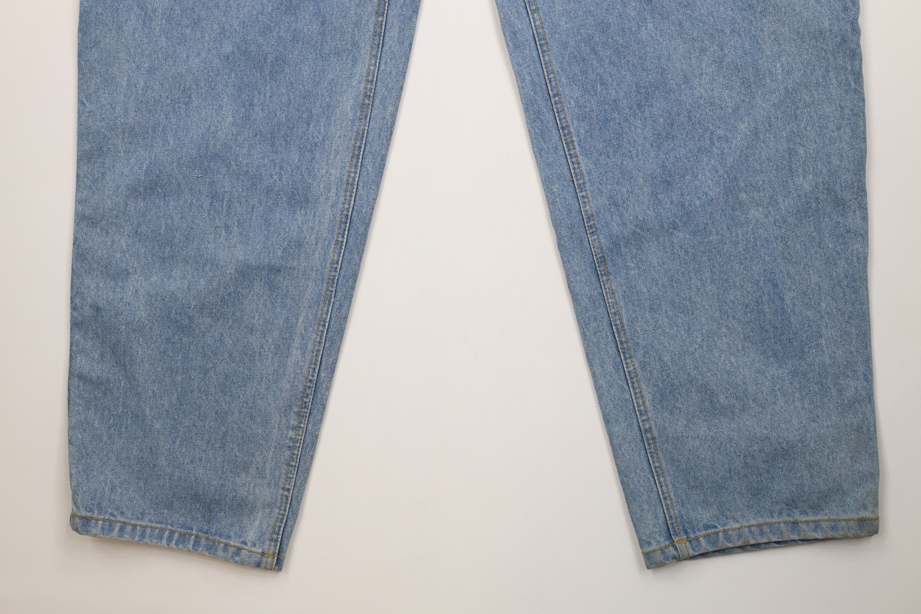 Vintage Deadstock Vintage 90s Streetwear Fit Denim Jeans Blue Cotton Size US 36 / EU 52 - 4 Thumbnail