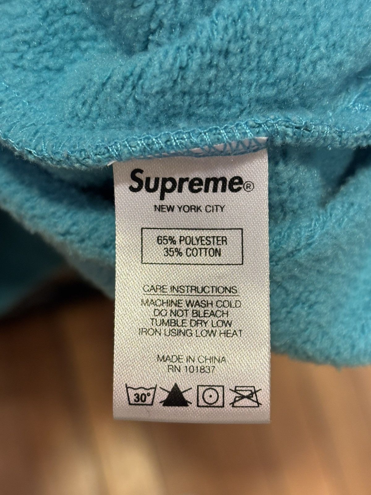 Supreme Supreme S Dot Hoodie Blue Size US L / EU 52-54 / 3 - 6 Thumbnail