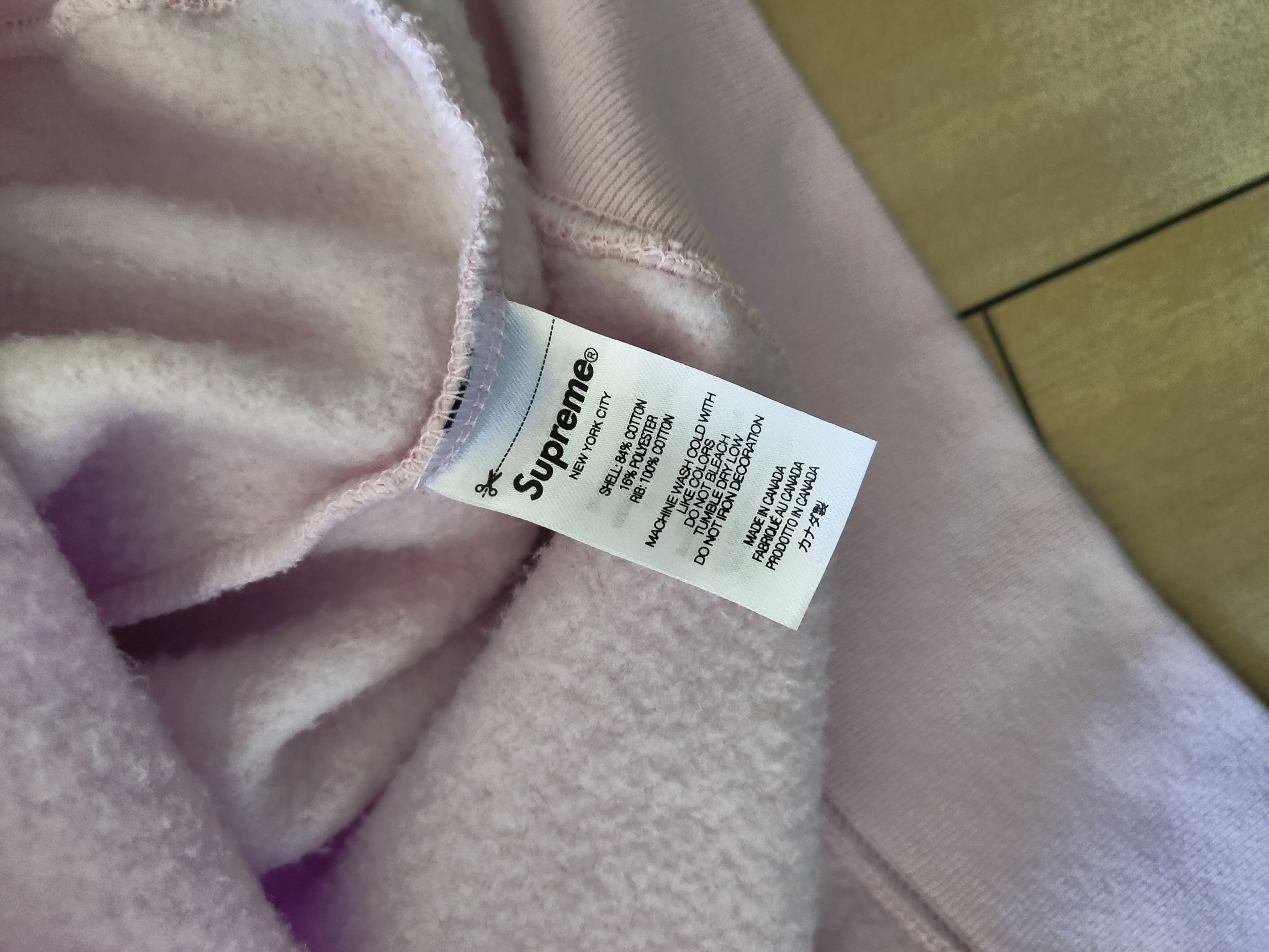 Supreme Supreme Box Logo Crewneck Light Pink Size US L / EU 52-54 / 3 - 3 Thumbnail