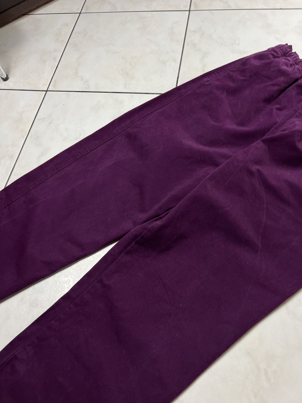 Stussy Stussy elastic stuff baggy brushed beach pant trousers lean Size US 32 / EU 48 - 8 Thumbnail