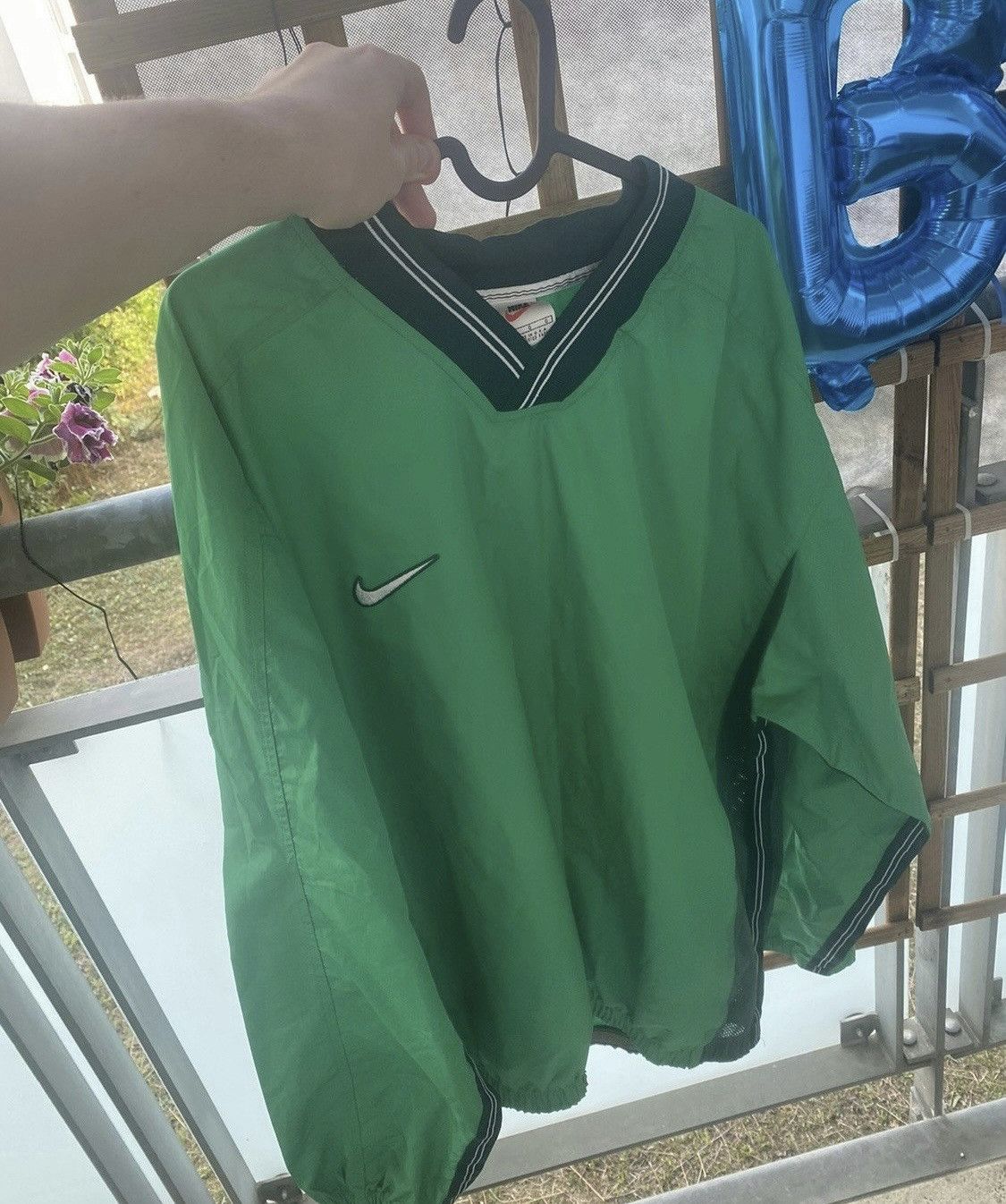 image of Vintage Nike Nigeria Ultra Jacket 90's in Green, Men's (Size XL)