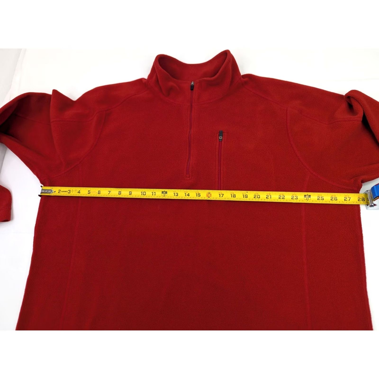 Vintage VINTAGE LL Bean Full Zip Red Fleece Sweater Men 2XLT Tall Long Sleeve Moc Neck, Solid, Red, 2XLT, Pullover, Zipper, Pockets, Wool? Size US XXL / EU 58 / 5 - 4 Thumbnail