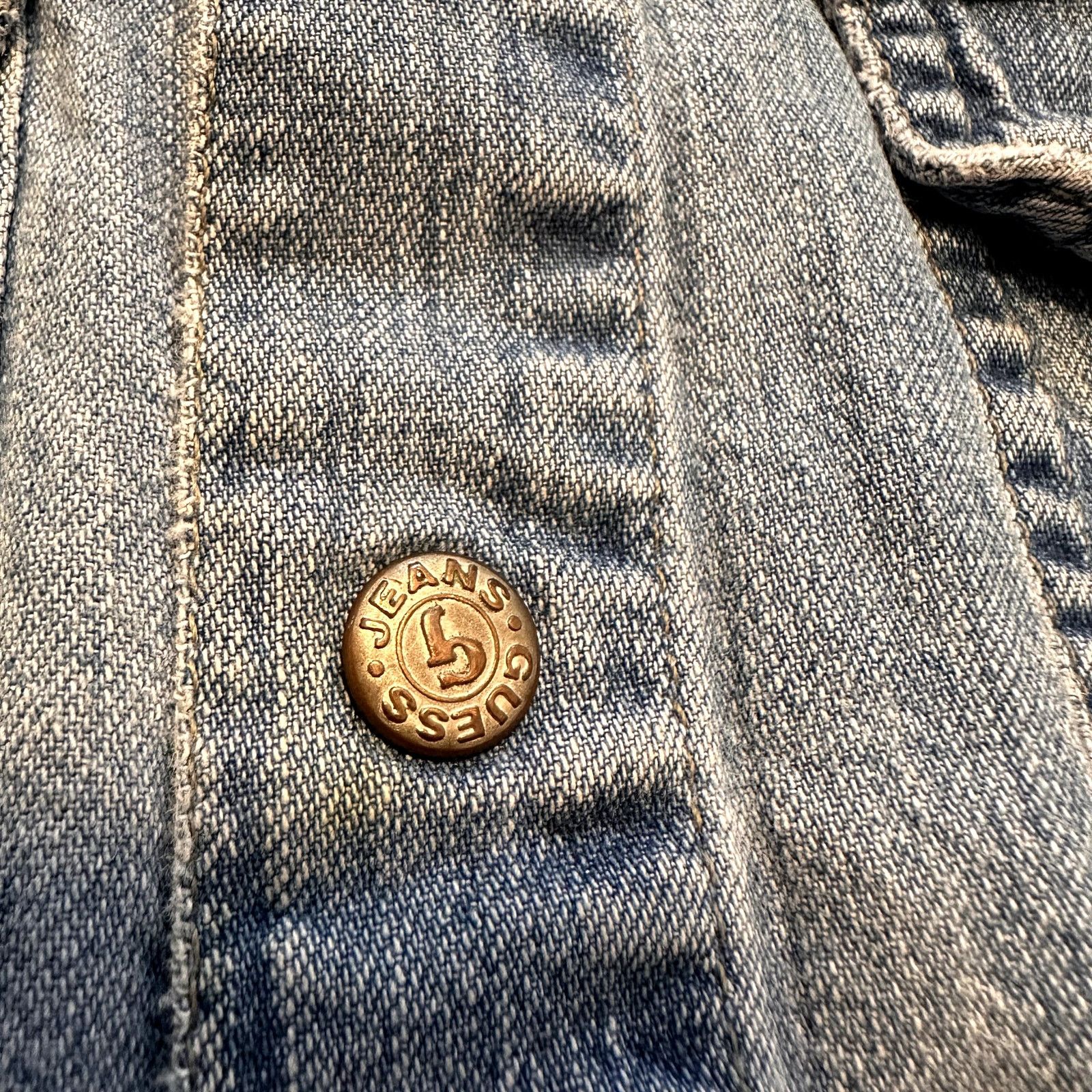 Guess 90s 2000s Women's Vintage Blue Denim Wash Guess Vest Small Size S / US 4 / IT 40 - 8 Thumbnail