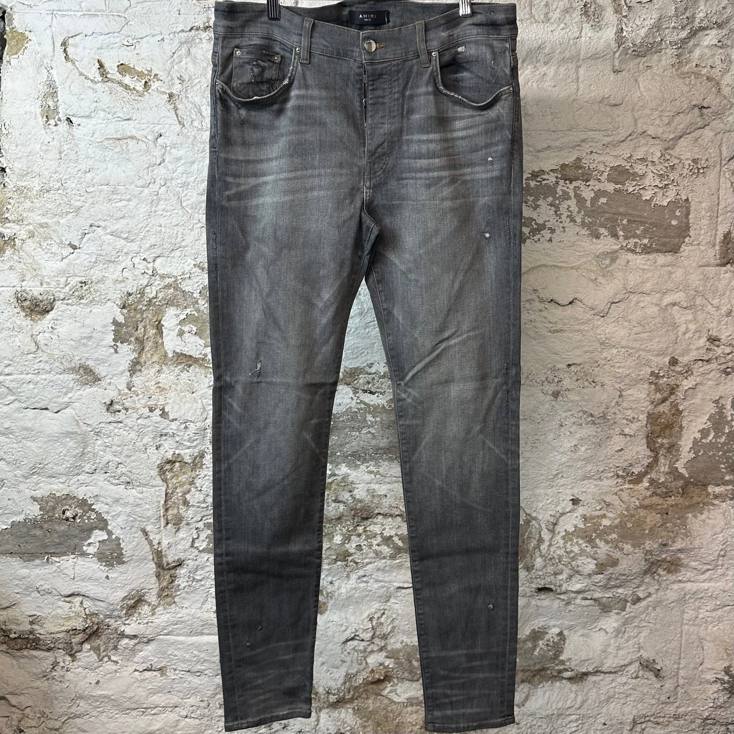 Amiri Amiri Plain Grey Denim Jeans Sz 36 Size US 36 / EU 52 - 1 Thumbnail