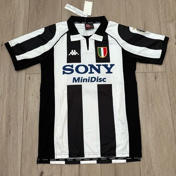 Kappa Zinedine Zidane Juventus 97/98 Home Retro Black Soccer Jerse Size US XL / EU 56 / 4 - 4 Thumbnail