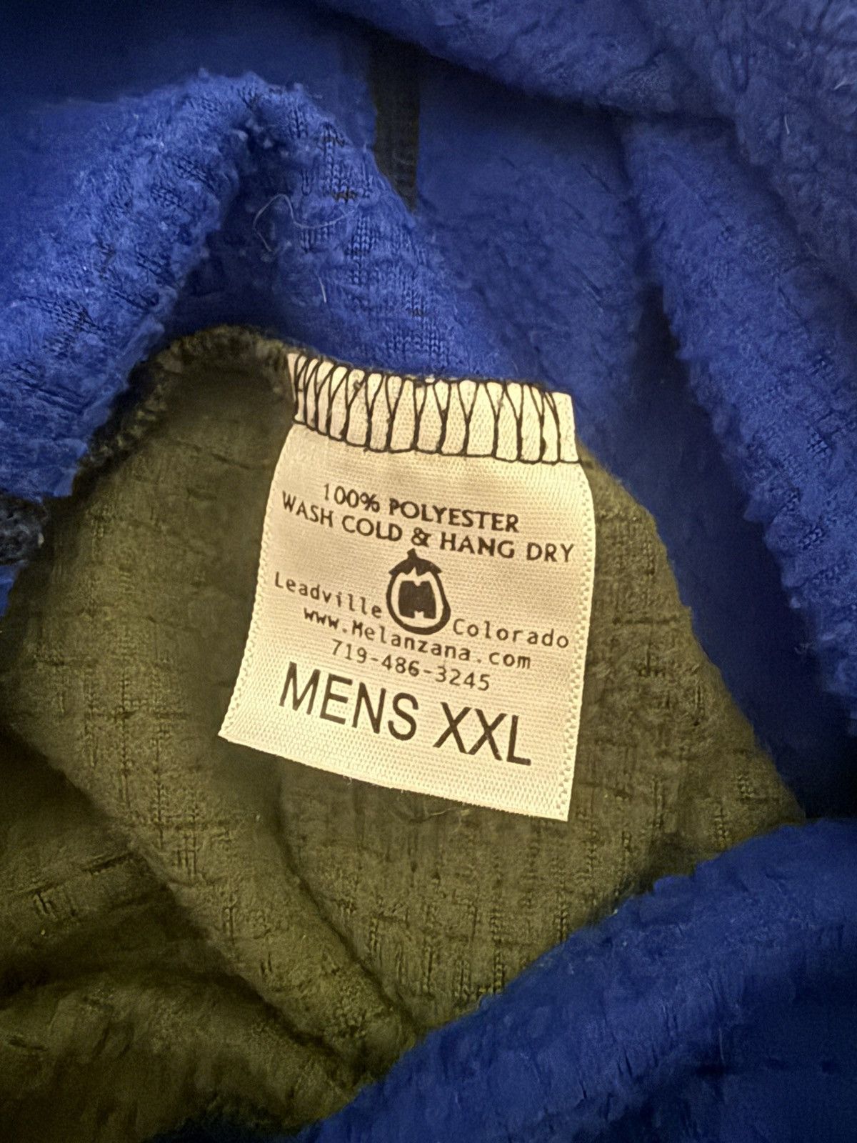 Melanzana Melanzana Microgrid Hoodie Mens XXL Green Blue Fleece Size US XXL / EU 58 / 5 - 5 Thumbnail