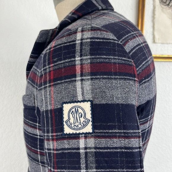 Moncler Gamme Bleu Moncler Gamme Blue x Thom Browne Plaid Quilted Down Blazer Size US S / EU 44-46 / 1 - 8 Thumbnail
