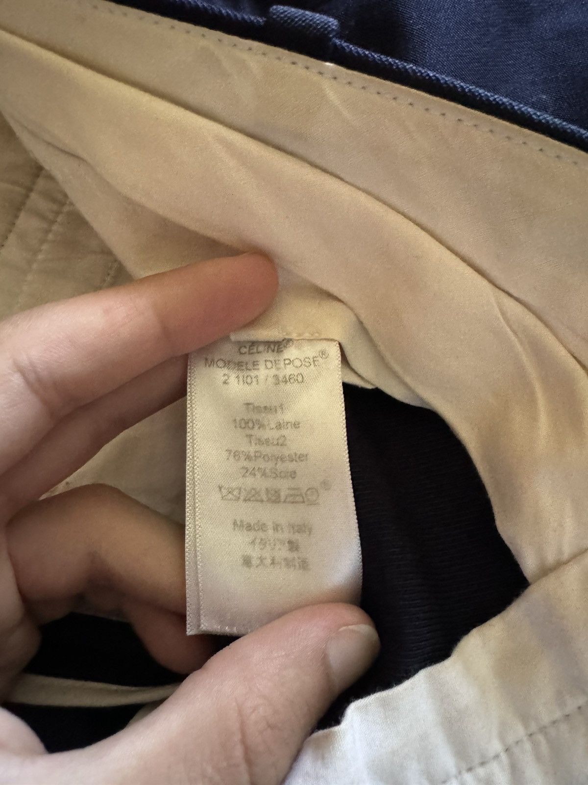 Celine Celine by Hedie Slimane classic woman's pants Size 38" / US 16 / IT 52 - 10 Thumbnail